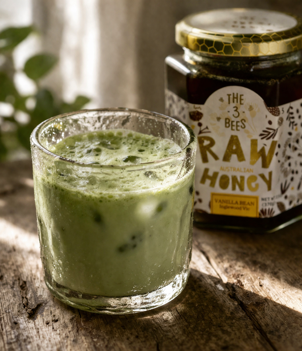 The Best Matcha Ever With Vanilla Bean Honey!