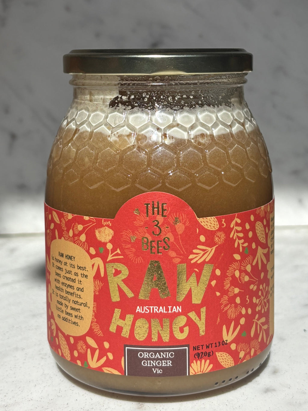 LIMITED EDITION!! Organic Ginger Honey 920g